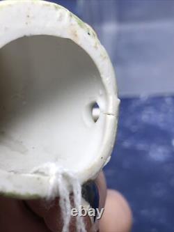 4.5 Poupée Demi Femme Allemande en Bisque Antique 4932 Plumage dans les Cheveux et Éventail #SE