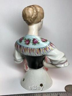 5.5 Antique German Porcelain Doll 1/2 Demi-goebel Belle Lady In Corset #cc