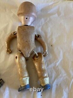 8 Antique Allemand Bisque Tête Googly Doll Am 210! Rares Yeux D'intaglio