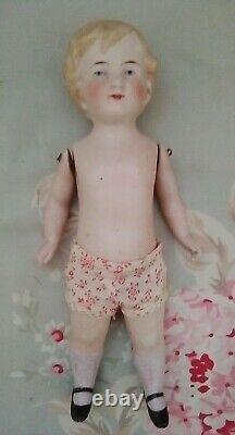 8 Gorgeous Antique German Edwardian Era Porcelain Bisque Doll Price Reduced