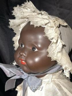 Ancienne poupée bébé à tête en biscuit Armand Marseille 351/9K Allemagne 23