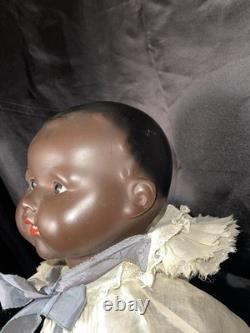 Ancienne poupée bébé à tête en biscuit Armand Marseille 351/9K Allemagne 23