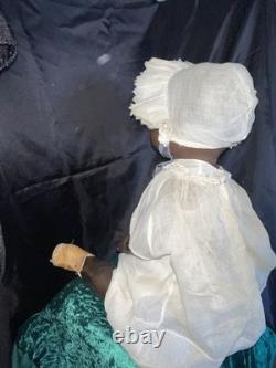 Ancienne poupée bébé à tête en biscuit Armand Marseille 351/9K Allemagne 23
