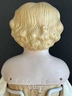 Antique Allemand 16 Abg Alt Beck Gottschalck 1046 Parian Bisque China Head Doll