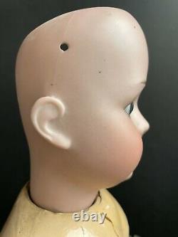 Antique Allemand 22 Bergmann Waltershausen 1916 Bisque Head Doll
