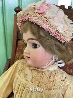 Antique Allemand Heinrich Handwerck Early Doll Rare Life Taille 27