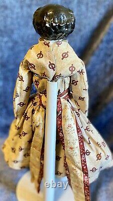 Antique Allemand Trois Trous 15 C1860 Guerre Civile Era Chine Chef Doll