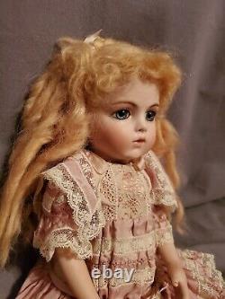 Antique Bru Jne Bebe Reproduction 13 Bisque Doll Par Lynda & Alan Marx