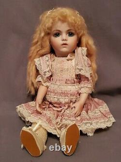 Antique Bru Jne Bebe Reproduction 13 Bisque Doll Par Lynda & Alan Marx