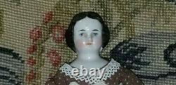 Antique China Head Dollhouse Doll 6 Haut