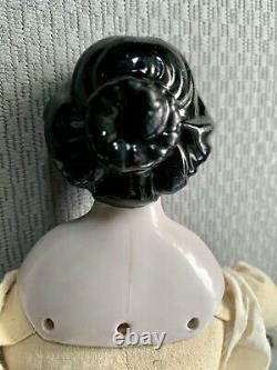 Antique Conte & Boehme Rose Teint Jenny Lind 12 Pouces Chine Avec Imperfections