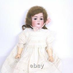 Antique Jd Kestner 1880-1920 Allemand Rare Bisque Porcelaine Tête/body Doll #168