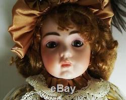 Antique Jne 13 Bru Reproduction Porcelain Doll Barbara Ota 22 Lindsey Nouveau