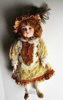 Antique Jne 13 Bru Reproduction Porcelain Doll Barbara Ota 22 Lindsey Nouveau