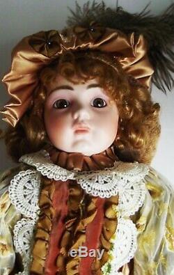 Antique Jne 13 Bru Reproduction Porcelain Doll Barbara Ota 22 Lindsey Nouveau