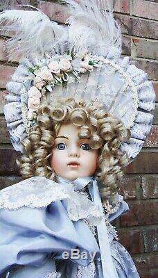 Antique Jne 28 Bru Reproduction Dans Shandella Porcelain Doll Patricia Loveless