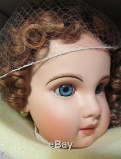 Antique Jumeau 28 Reproduction Tete Porcelaine Doll Patricia Dans Loveless Nrfb