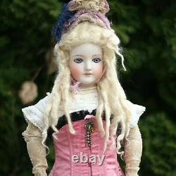 Antique Porcelaine Doll Kling W Bru Face Env. 1880 S Poupée De Mode 31,5 Pouces