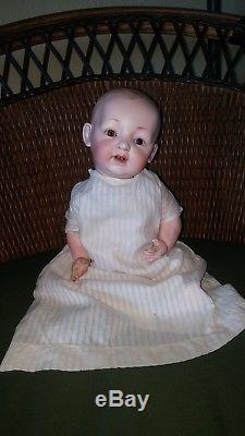 Antique Vintage Baby Poupée Kestner Allemand Bisque Head 13 Tous D'origine