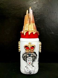 Art Poupée Artiste Ooak Original Marionnette Accessoires Château Maison Queen Princesse Pot