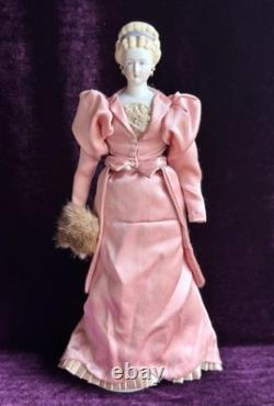 Artiste Vintage 16 Reproduction de Poupée Parian Allemande Antique avec Oreilles Percées