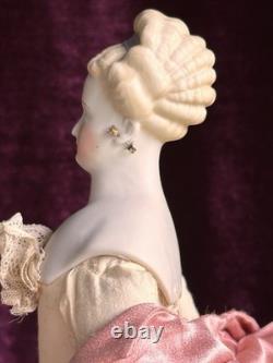 Artiste Vintage 16 Reproduction de Poupée Parian Allemande Antique avec Oreilles Percées