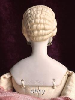 Artiste Vintage 16 Reproduction de Poupée Parian Allemande Antique avec Oreilles Percées