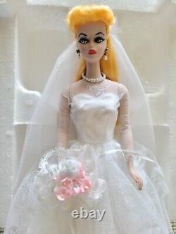 Barbie de mariage vintage 1959 en porcelaine, neuve dans sa boîte, Mattel 1988, édition limitée