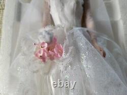 Barbie de mariage vintage 1959 en porcelaine, neuve dans sa boîte, Mattel 1988, édition limitée