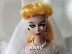 Barbie de mariage vintage 1959 en porcelaine, neuve dans sa boîte, Mattel 1988, édition limitée