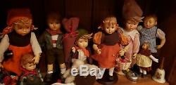 Beaucoup De Vintages Figurines Goebel Hummel Et Dolls Porcelain Avec Corps Doux, Etc.