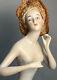 Belle Antique Fantastique 6 Goebel Allemande Demi-poupée Avec Wig Et Hat Arms Away