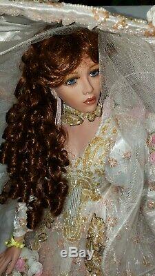 Belle Rustie Victorienne Vintage 003/150 36 Porcelain Doll Avec Support