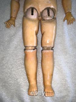 Belle poupée allemande antique en biscuit de tête Handwerck 69-12x
