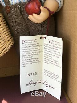 Birgitte Frigast Danemark Doll 10 Pelle Lnib Avec Certificat Vintage Danois