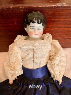 Ca 1910 Hertwig 13 Pet Name Lowbrow Chine Tête Doll Corps Allemand Kidolene