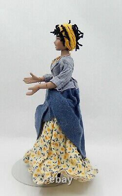 Cassandra Fay Smith Belle Femme Noire Poupée Artisan Dollhouse Miniature 112