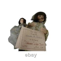 Chanson Vintage Yolanda Bello avec Poupée en Porcelaine avec Bébé 76/250 15 avec Certificat d'Authenticité Boîte Support