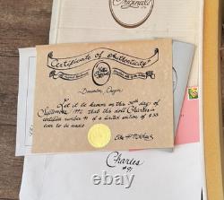 Charles Elke Originals #91 Poupée Hutchens 25 avec boîte et certificat d'authenticité Édition limitée Vintage 1992