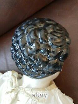 Cheveux Wispy Tête De Chine Antique Rare Tête De Chine Poupée De Tête De Chine 22