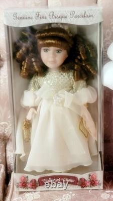 Choix du Collectionneur - Poupée en Porcelaine Bisque Fine Authentique. Style Vintage. Neuf dans sa Boîte.