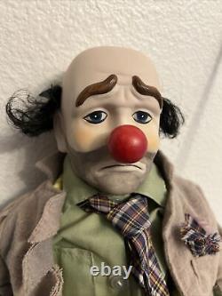 Clyde La Dynastie de Clowns Hobo Vintage (1983) Poupée de Clown en Porcelaine (d'occasion)