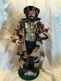 Collectible 100 Ans Coca-cola Emmett Kelly Au Marché Clown Doll