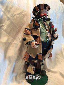 Collectible 100 Ans Coca-cola Emmett Kelly Au Marché Clown Doll