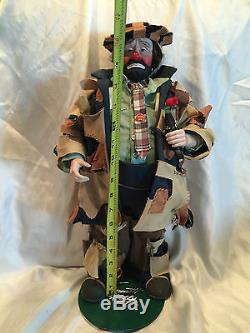 Collectible 100 Ans Coca-cola Emmett Kelly Au Marché Clown Doll