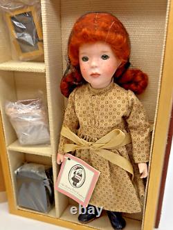 Collection de Bibliothèque Anne de Green Gables LE 175 Bisque et Bois de Wendy Lawton Doll