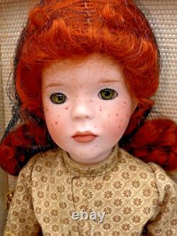 Collection de Bibliothèque Anne de Green Gables LE 175 Bisque et Bois de Wendy Lawton Doll