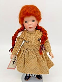 Collection de Bibliothèque Anne de Green Gables LE 175 Bisque et Bois de Wendy Lawton Doll