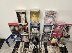 Collection de poupées Barbie vintage et porcelaine Disney Blanche-Neige NIB 15 pouces en lot