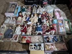 Collection de poupées en porcelaine bisque vintage et antiques
